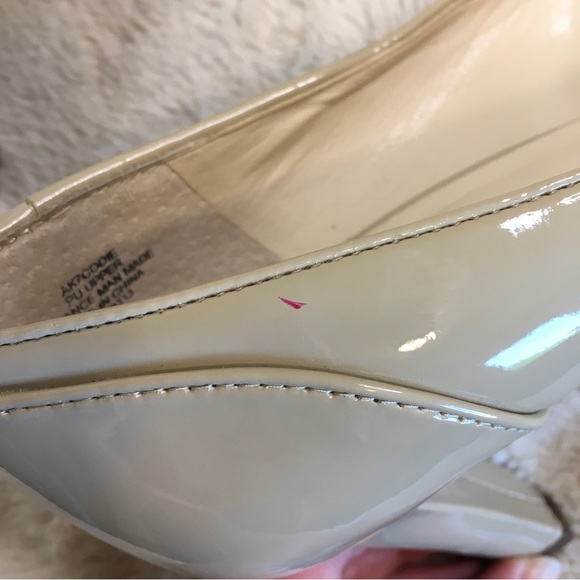 Anne Klein AK7 Codie Nude Faux Patent Pumps Size 9 - Picture 7 of 12